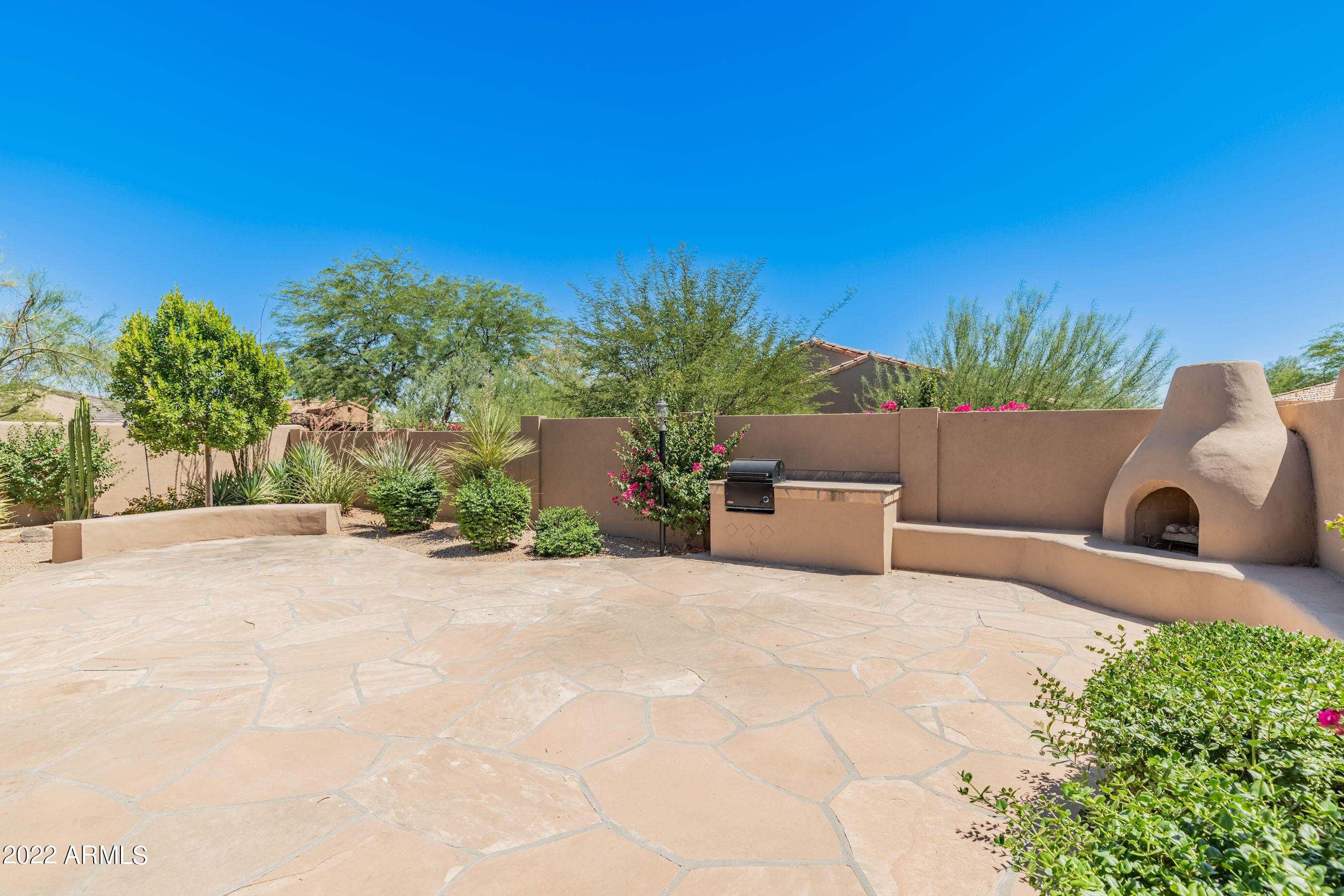 8247 East Mountain Spring Road Scottsdale, AZ 85255 - Photo 32 of 42 flagstone patio