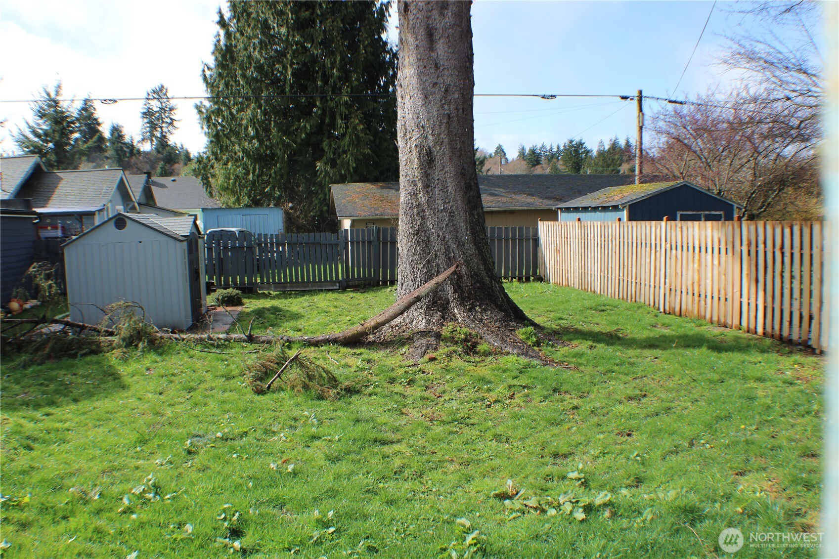 1224 4th Street Cosmopolis, WA 98537 - Photo 33 of 33 a view of a backyard with a slide