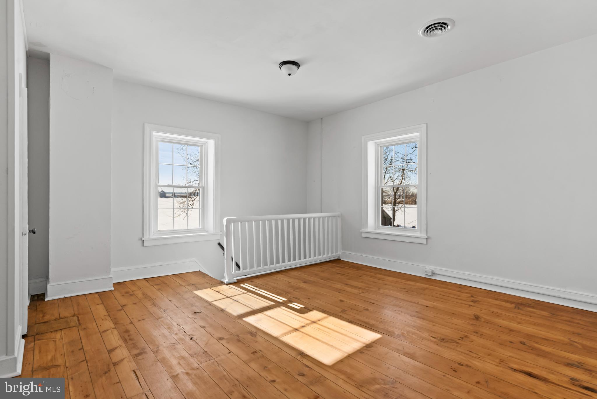 320 South Middlesex Road Carlisle, PA 17015 - Photo 32 of 66 a view of empty room with wooden floor and fan