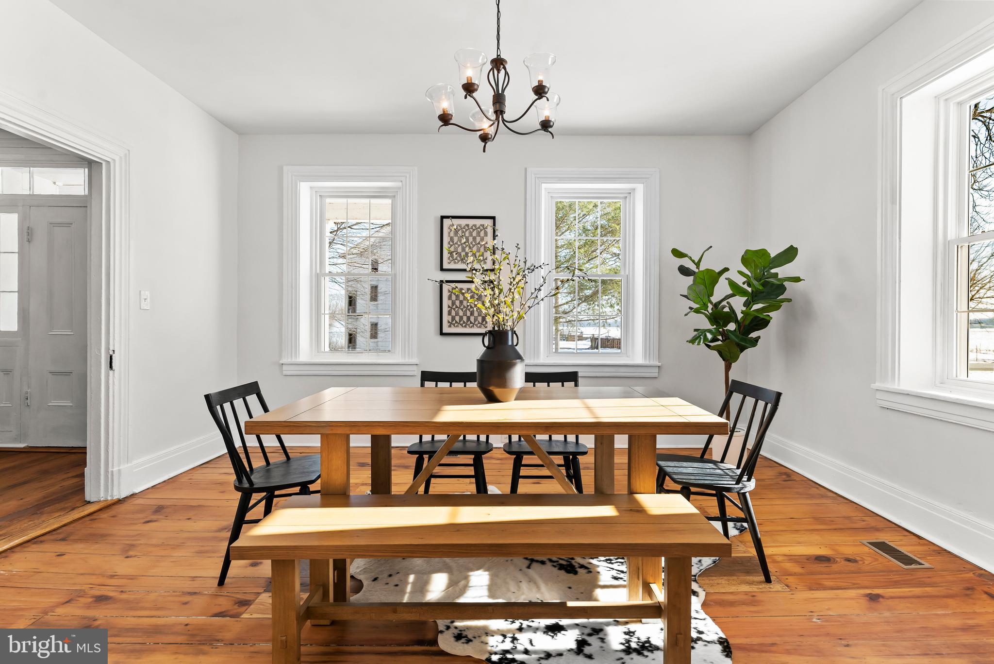 320 South Middlesex Road Carlisle, PA 17015 - Photo 10 of 66 a view of a dining room with furniture window and wooden floor