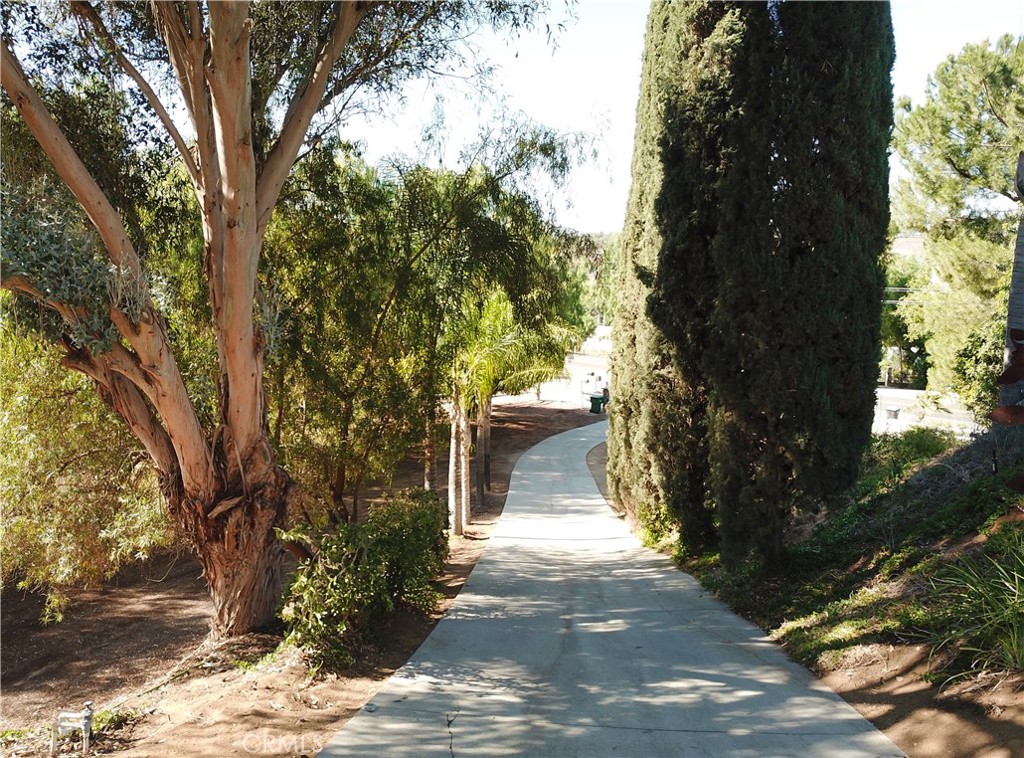 17371 Mockingbird Canyon Road Riverside, CA 92504 - Photo 12 of 73 Driveway down from house