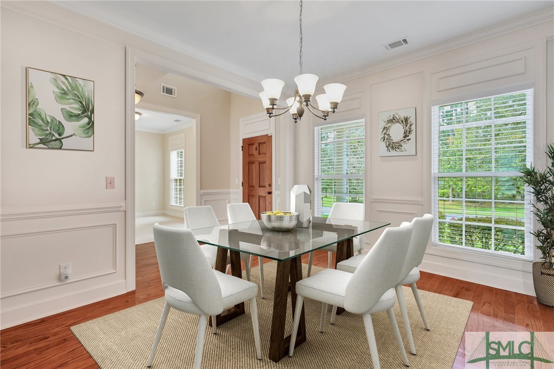303 Babbling Brook Circle Rincon, GA 31326 - Photo 8 of 44 formal dining room digitally staged