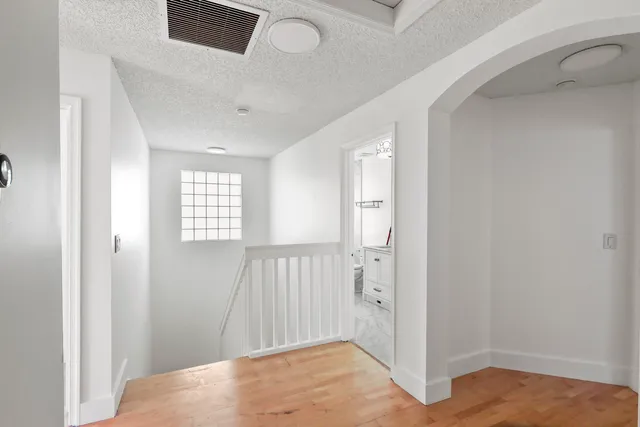 a view of livingroom with hardwood floor and sink