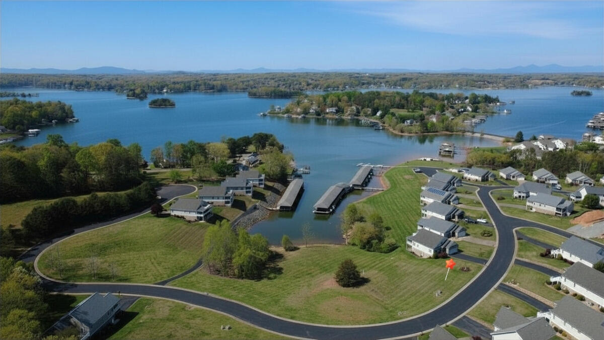 Lot 3 Lands End Circle Union Hall, VA 24176 - Photo 13 of 44 an aerial view of a house with outdoor space and lake view