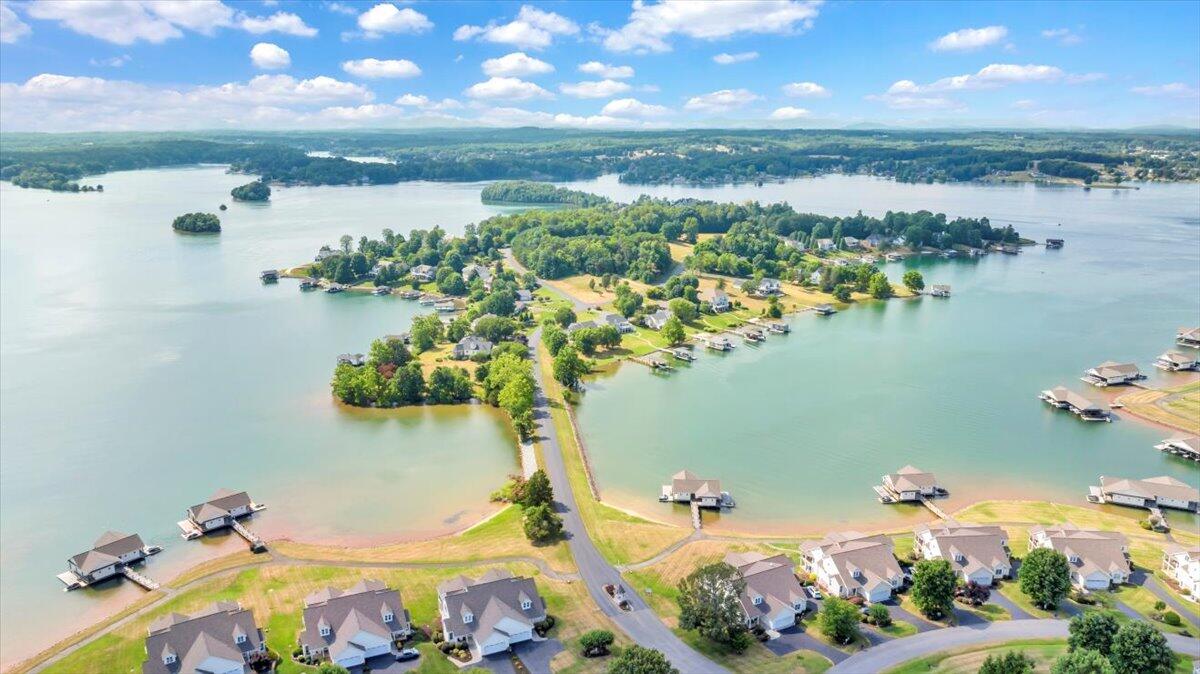 Lot 3 Lands End Circle Union Hall, VA 24176 - Photo 33 of 44 an aerial view of a house with a lake view