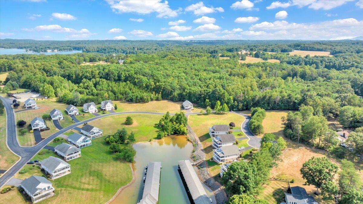 Lot 3 Lands End Circle Union Hall, VA 24176 - Photo 35 of 44 an aerial view of a house with a yard