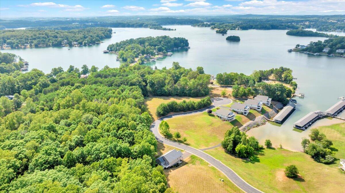 Lot 3 Lands End Circle Union Hall, VA 24176 - Photo 39 of 44 an aerial view of a house with a lake view