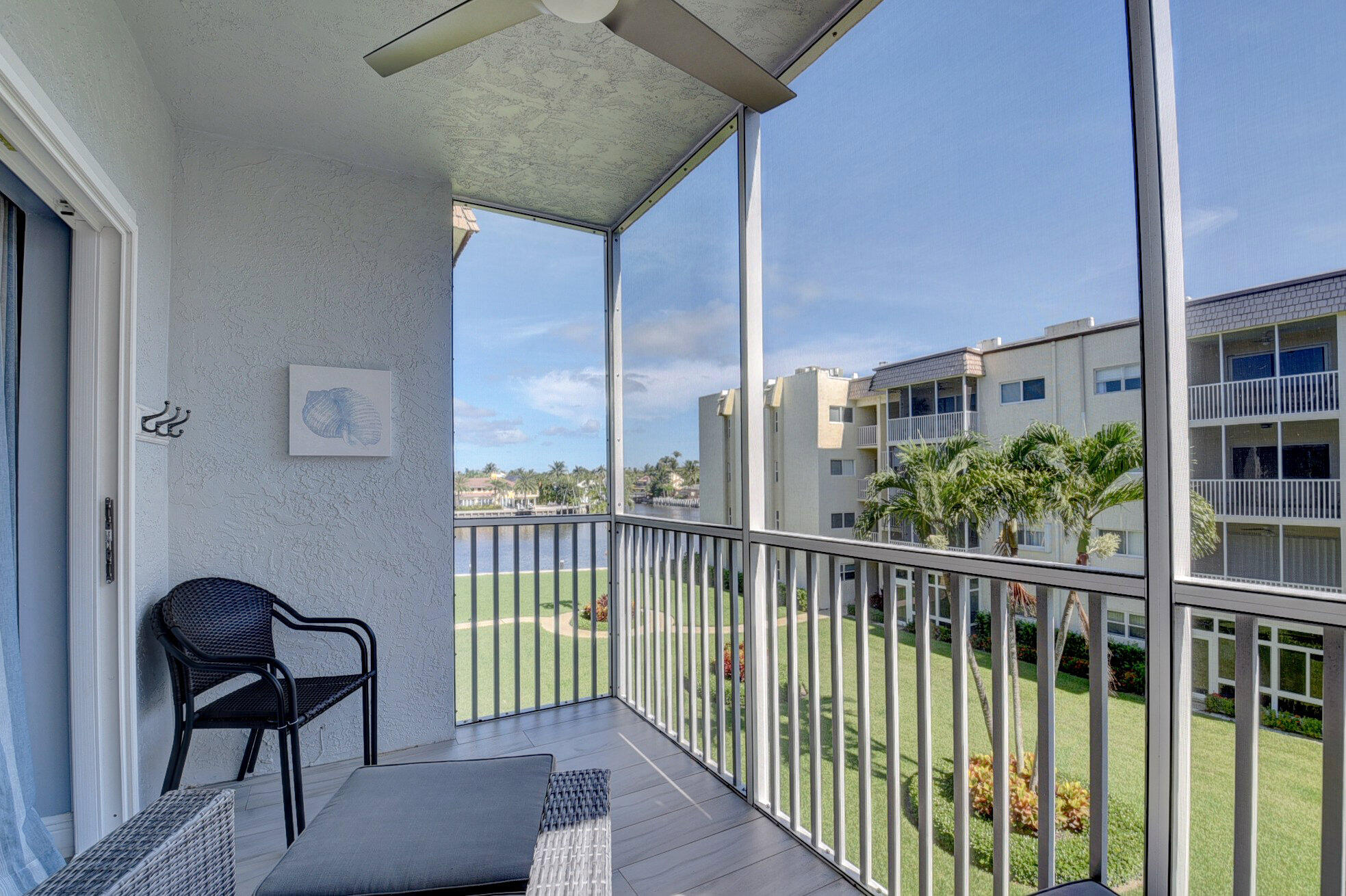 650 Snug Harbor Drive, Unit G307 Boynton Beach, FL 33435 - Photo 28 of 58 a view of a balcony with furniture
