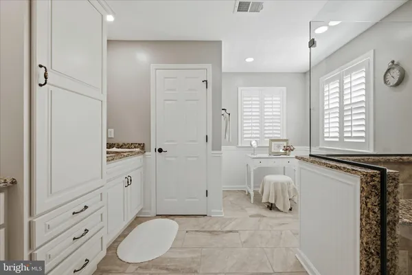 a view of an empty room