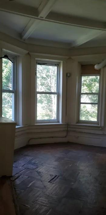 1595 Union Street Brooklyn, NY 11213 - Photo 15 of 21 a view of room with wooden floor and windows