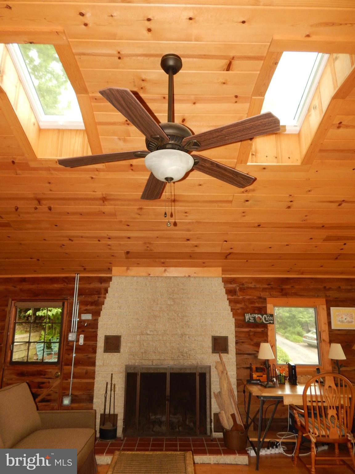 2139 Bluebell Road Port Republic, MD 20676 - Photo 10 of 20 Family Room with fireplace,skylights & wood floors