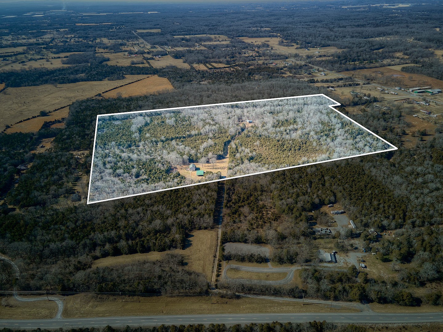 7042 Murfreesboro Road Lebanon, TN 37090 - Photo 5 of 43 an aerial view of residential houses with outdoor space