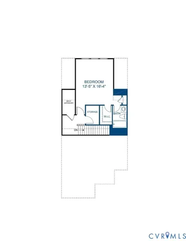 a picture of a room with a white wall and a large window