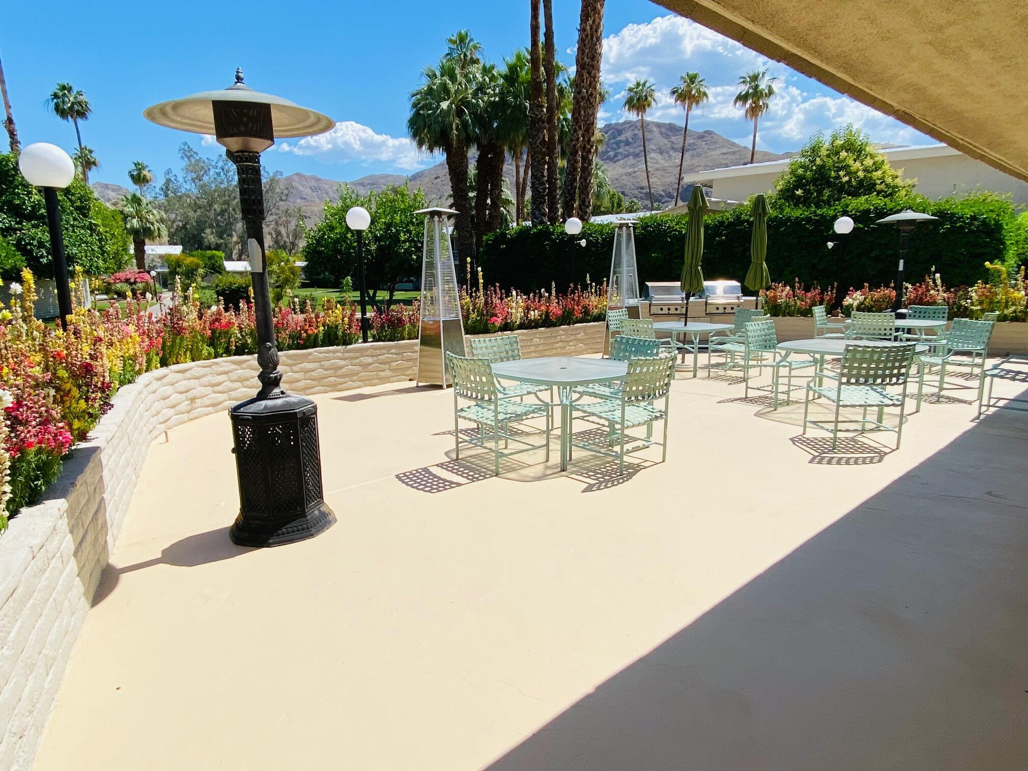 69850 Hwy 111 Rancho Mirage Ca, Unit 13 Rancho Mirage, CA 92270 - Photo 29 of 52 Clubhouse Terrace