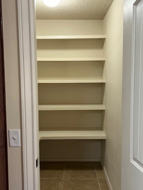 3913 100th Street Lubbock, TX 79423 - Photo 8 of 35 a view of walk in closet with empty racks