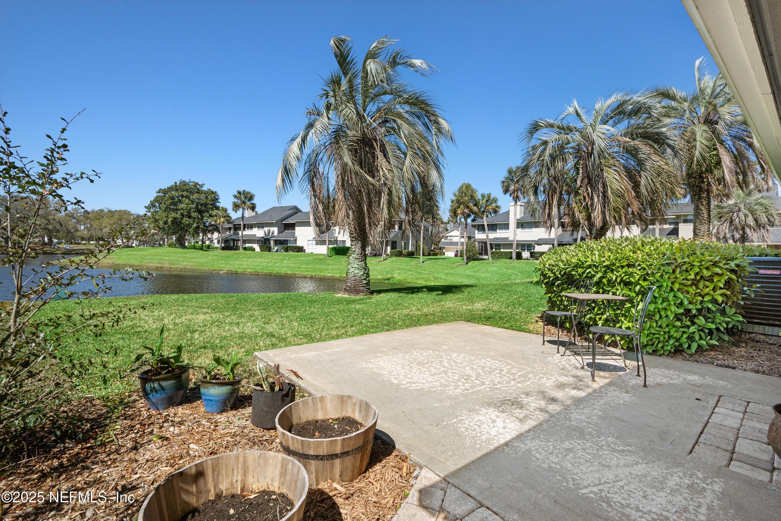 701 Tournament Road Ponte Vedra Beach, FL 32082 - Photo 12 of 28 12-Deeded Patio with amazing lakeview