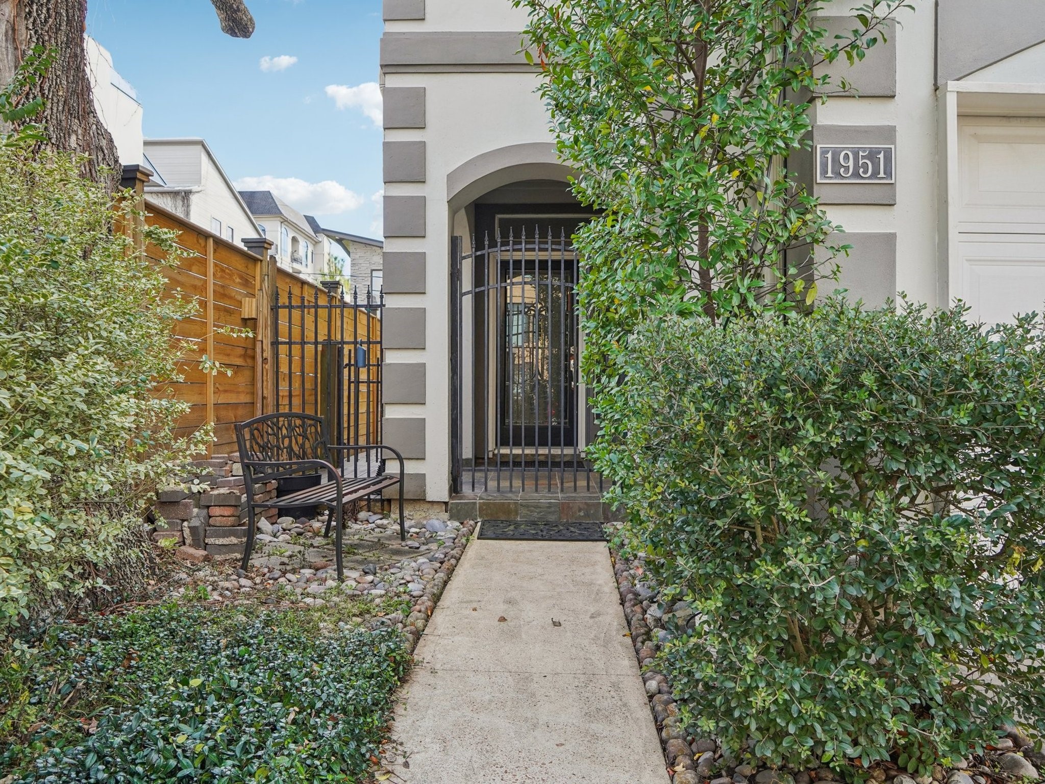 1951 West Clay Street Houston, TX 77019 - Photo 2 of 49 This charming entry will beckon you.