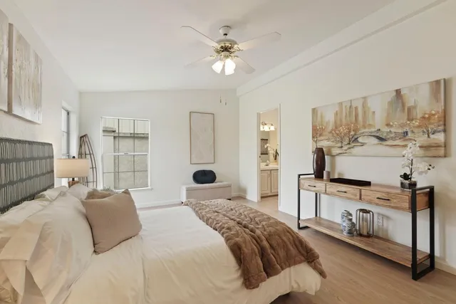 a bathroom with a sink a vanity and a mirror