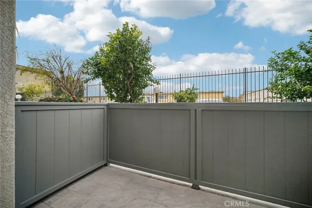 a house view with a outdoor space