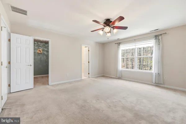 a close view of closet