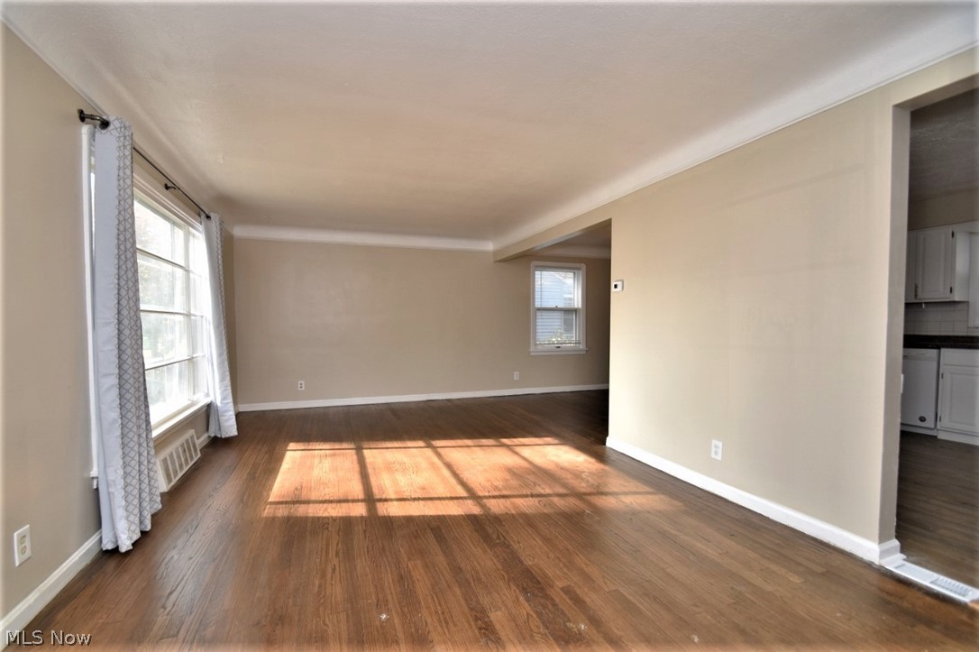 3795 Fairoaks Road South Euclid, OH 44121 - Photo 3 of 33 Spacious living room with wood flooring and large picture window