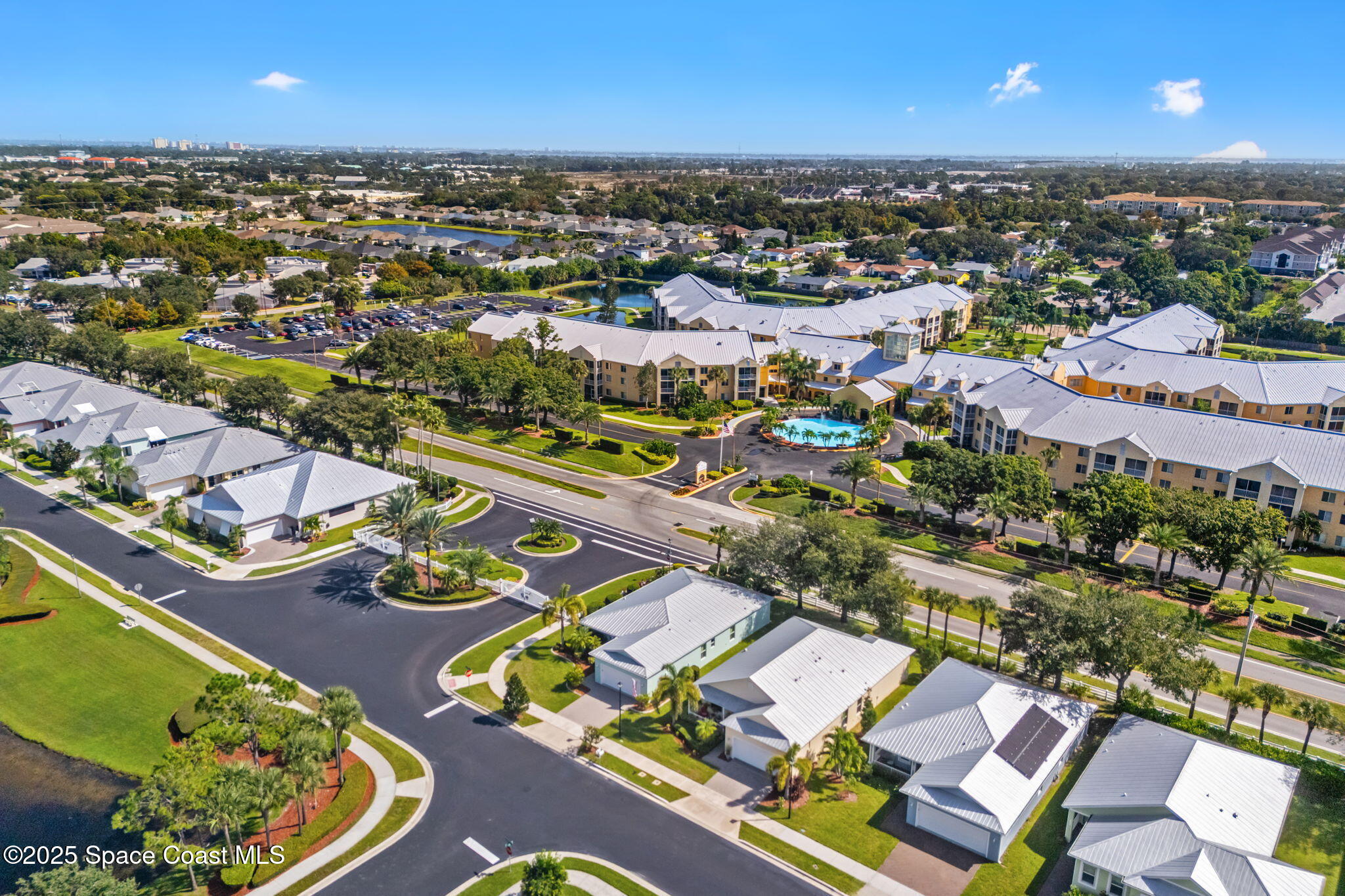 4310 Alamanda Key Drive Melbourne, FL 32901 - Photo 39 of 43 an aerial view of residential houses with outdoor space