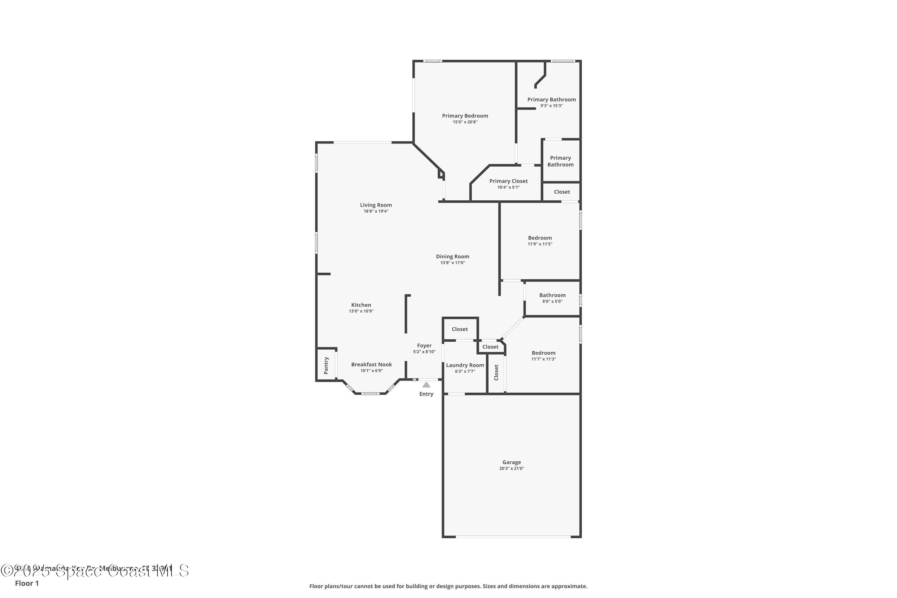 4310 Alamanda Key Drive Melbourne, FL 32901 - Photo 4 of 43 a picture of floor plan