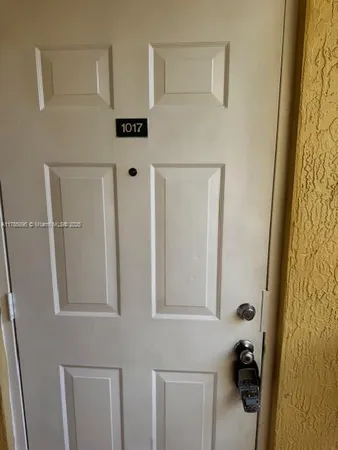 a bathroom with a mirror