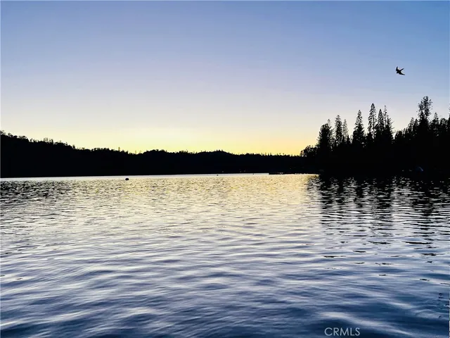 a view of a lake with houses