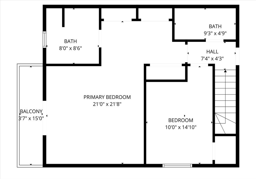 2312 Perkins Road Arlington, TX 76016 - Photo 37 of 37 SECOND Floor Plan
