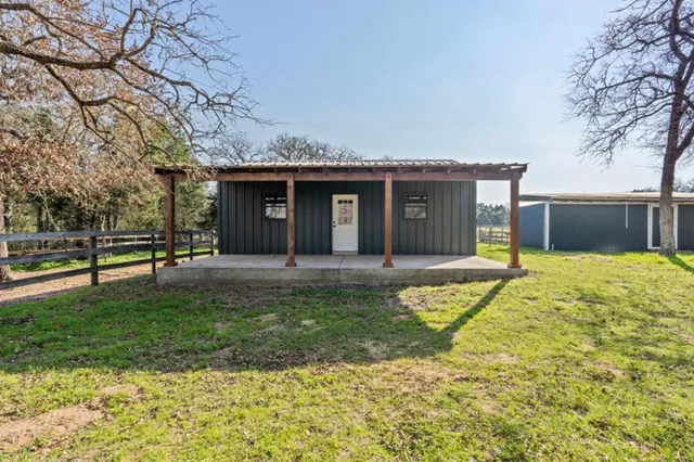 a view of a volley ball court