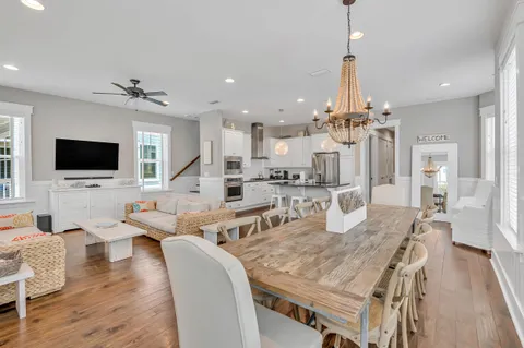 a living room with fireplace furniture and a flat screen tv