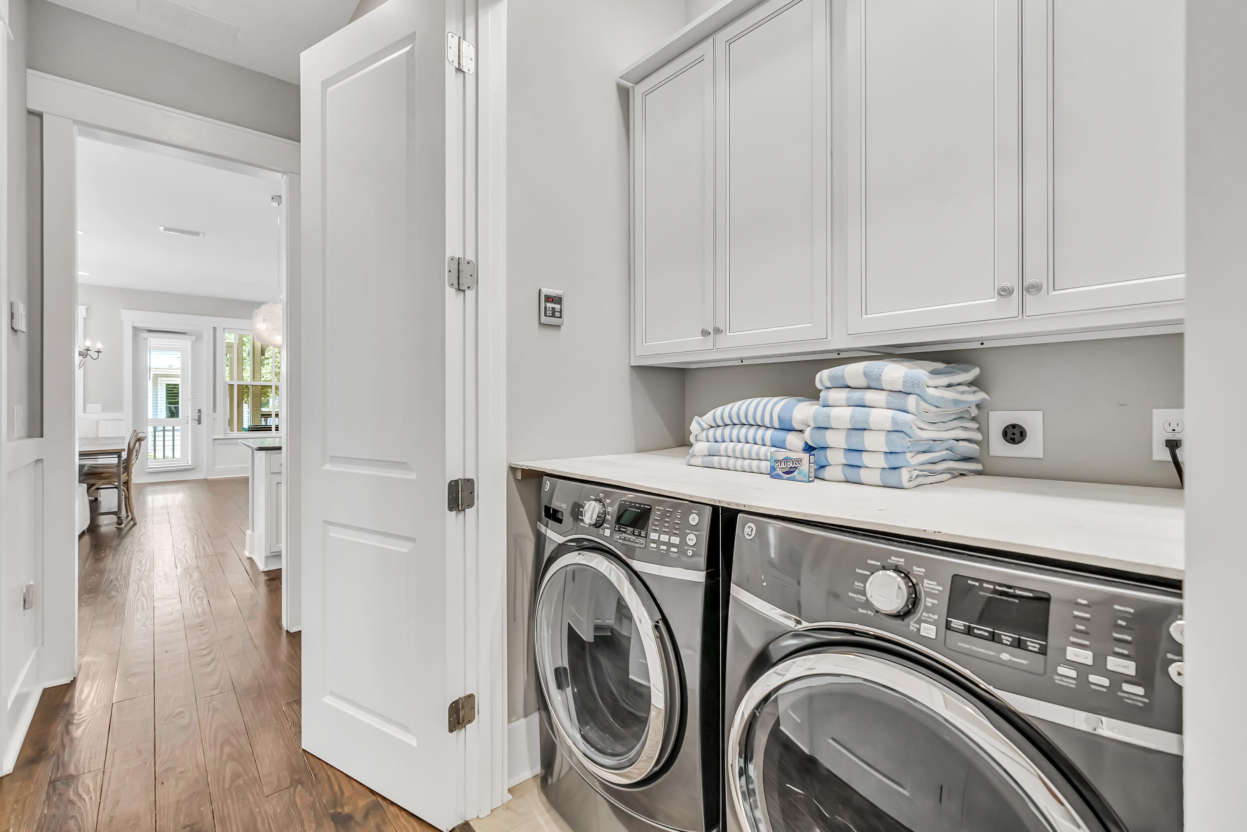 679 Flatwoods Forest Loop Santa Rosa Beach, FL 32459 - Photo 32 of 46 a utility room with dryer and washer