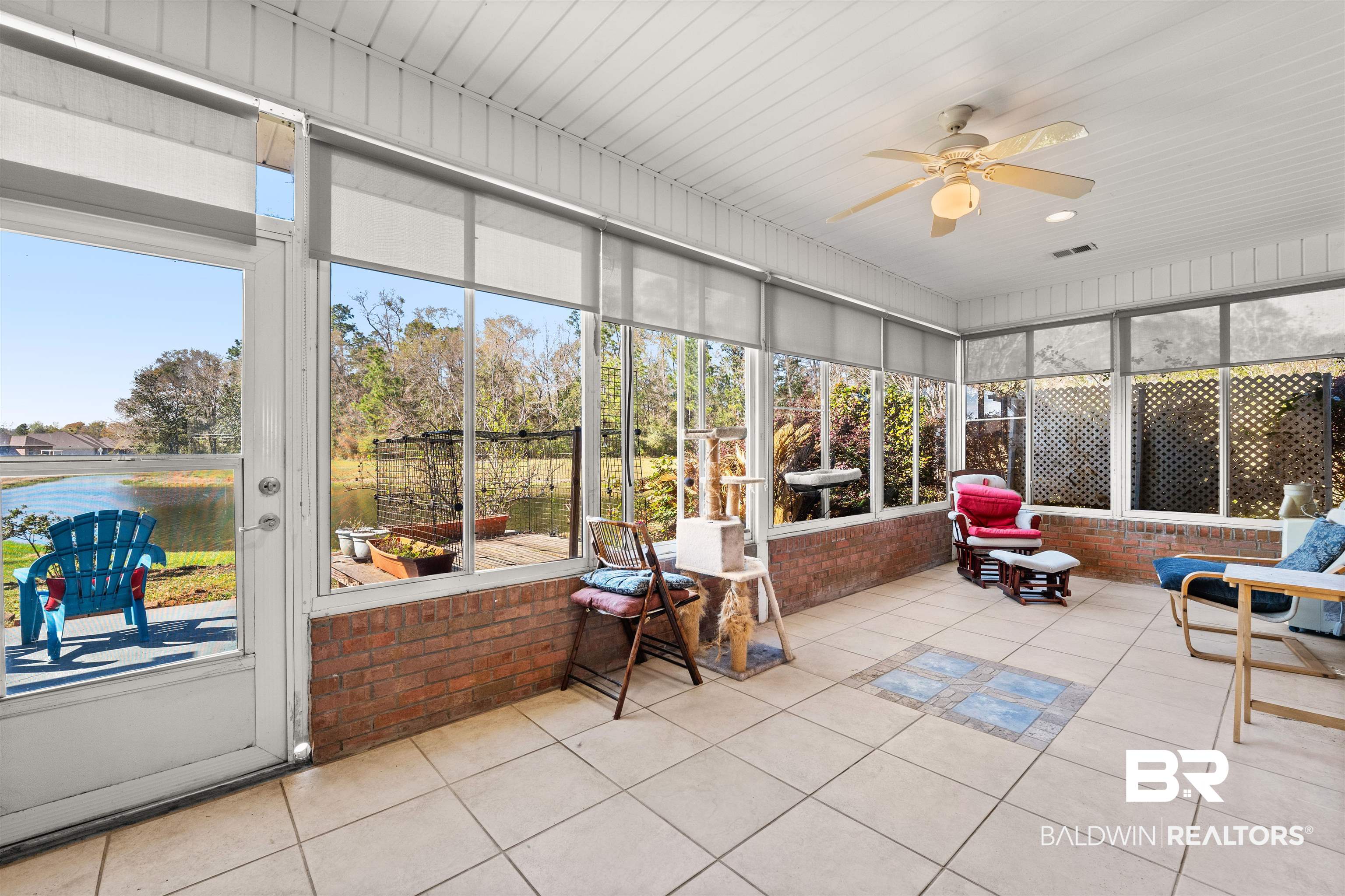 237 Hemingway Loop Foley, AL 36535 - Photo 21 of 49 Sunroom featuring visible vents and a ceiling fan