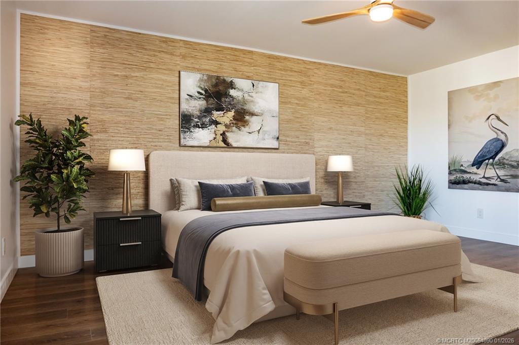 162 Southeast St Lucie Boulevard, Unit 403B Stuart, FL 34996 - Photo 25 of 58 Virtually staged Primary Bedroom
