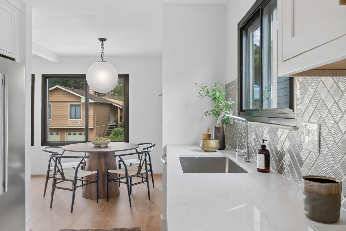 289 Dennis Drive Daly City, CA 94015 - Photo 13 of 45 a view of a dining room with furniture and wooden floor