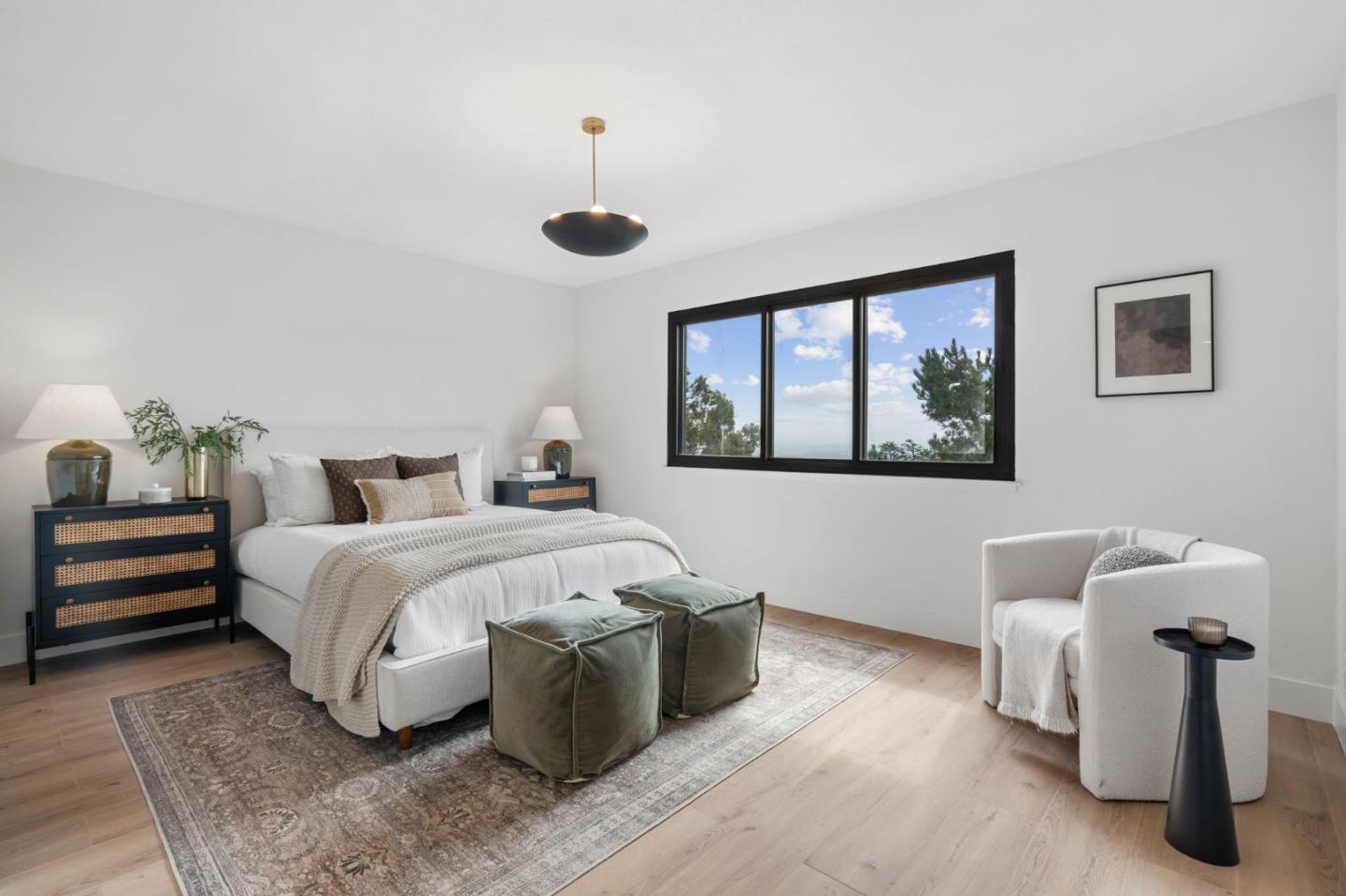 289 Dennis Drive Daly City, CA 94015 - Photo 17 of 45 a bedroom with a bed and a painting on the wall