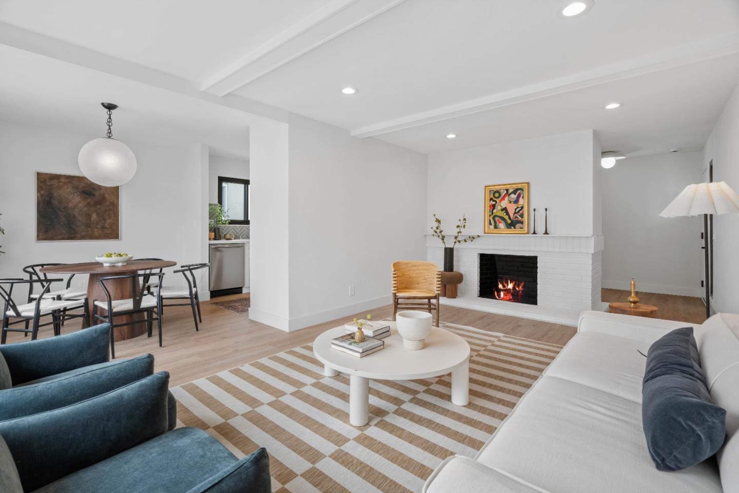 289 Dennis Drive Daly City, CA 94015 - Photo 8 of 45 a living room with furniture and a fireplace