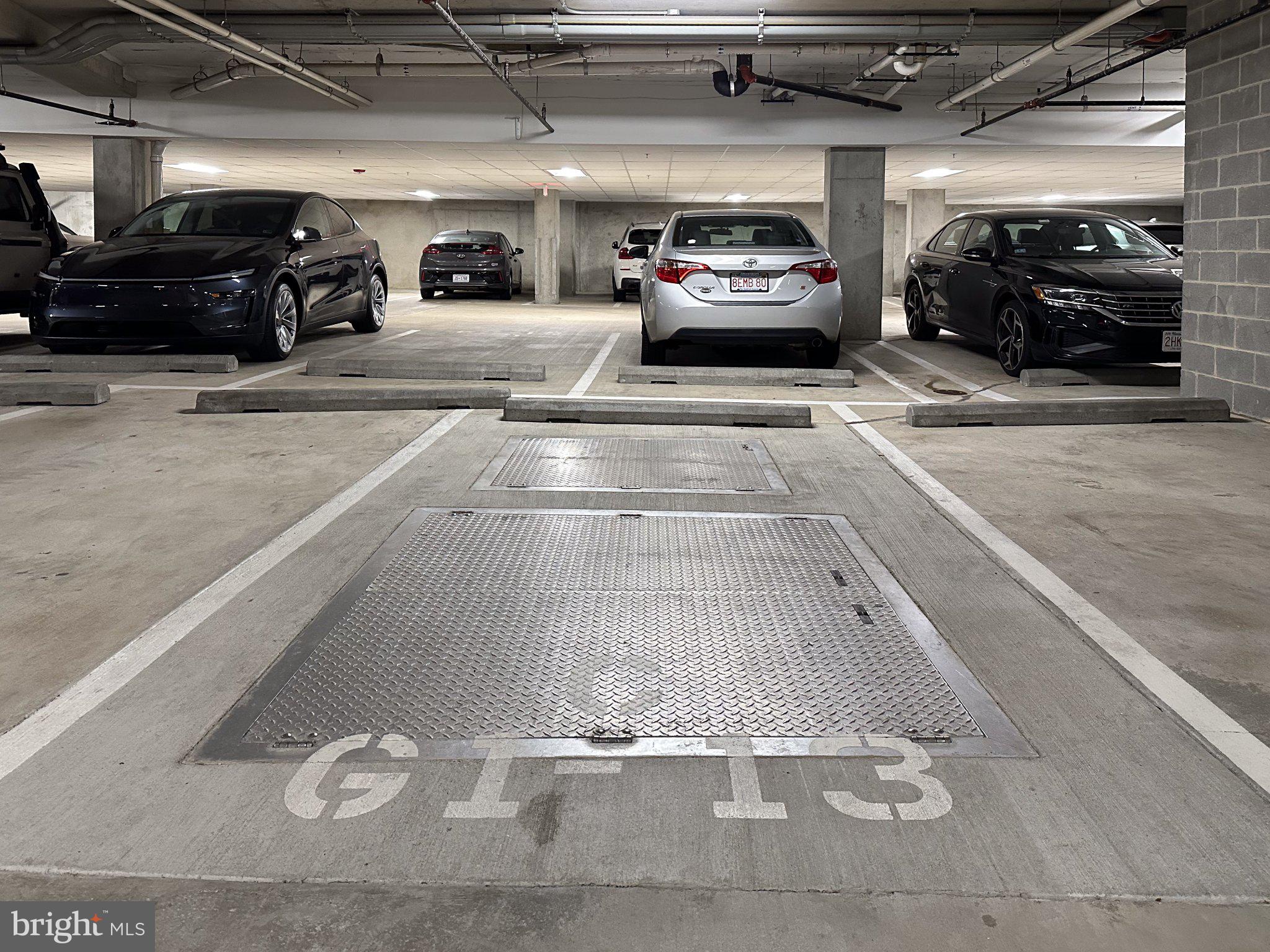 525 Southwest Water Street Southwest, Unit 404 Washington, DC 20024 - Photo 37 of 82 Modern parking garage with ample space.