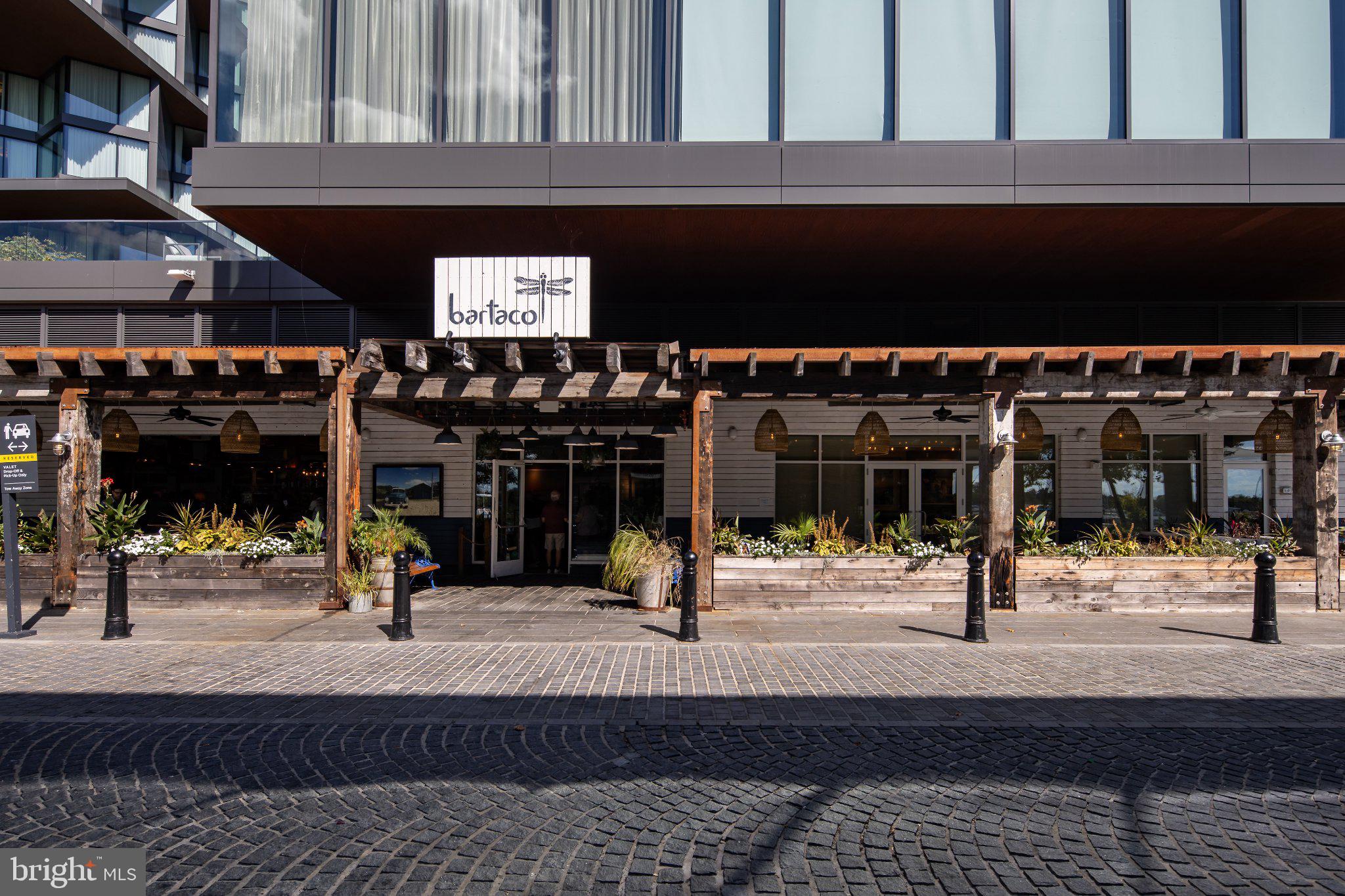 525 Southwest Water Street Southwest, Unit 404 Washington, DC 20024 - Photo 41 of 82 Charming eatery with inviting entrance.