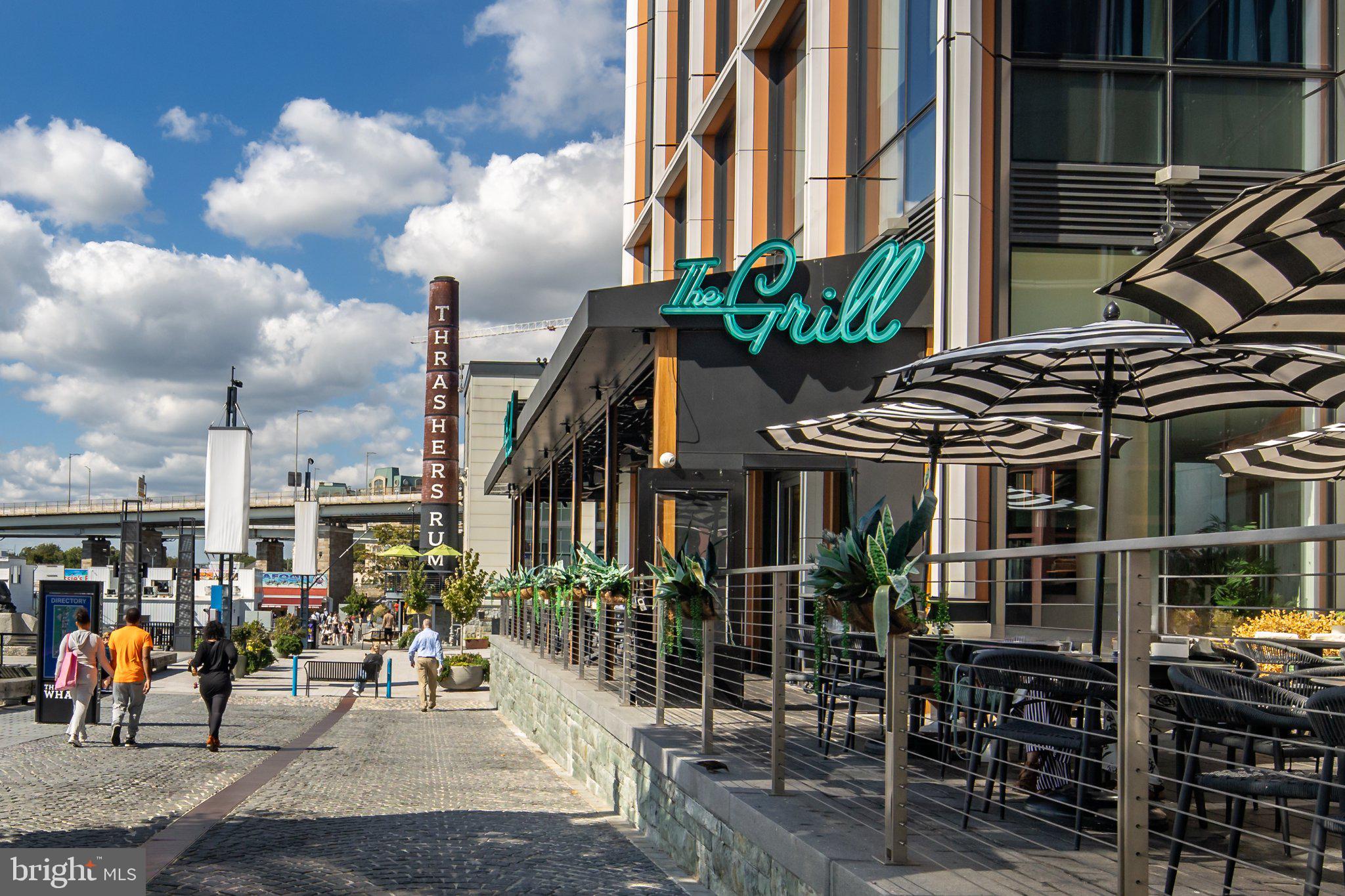 525 Southwest Water Street Southwest, Unit 404 Washington, DC 20024 - Photo 75 of 82 Vibrant dining by the riverside.