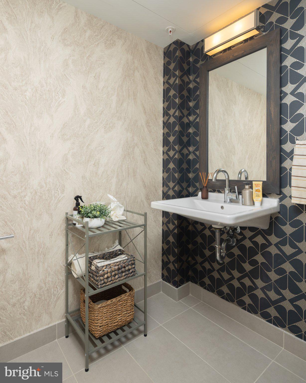 525 Southwest Water Street Southwest, Unit 404 Washington, DC 20024 - Photo 8 of 82 Chic bathroom with modern accents.