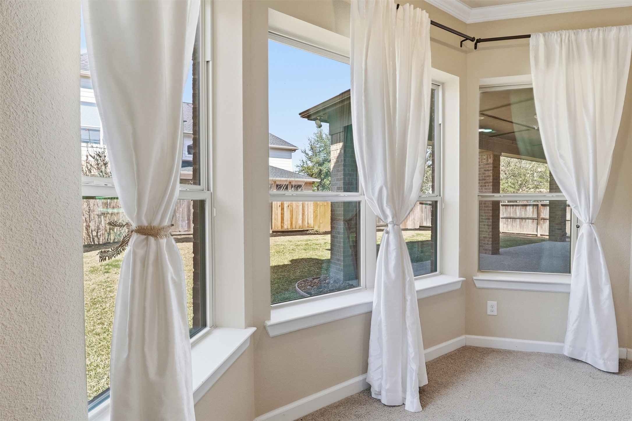 26202 Rustic Ranch Lane Katy, TX 77494 - Photo 24 of 50 The large bay windows overlook the backyard.