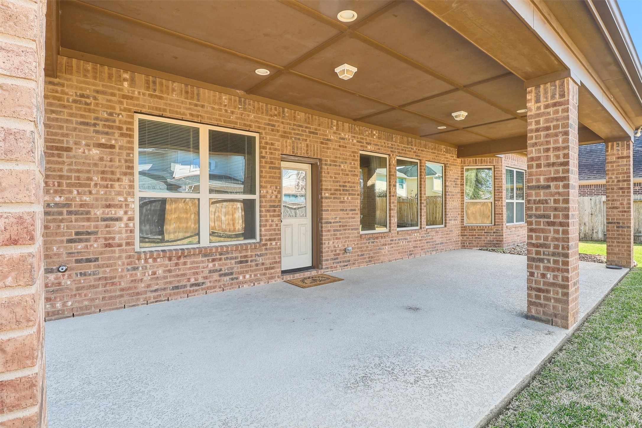 26202 Rustic Ranch Lane Katy, TX 77494 - Photo 46 of 50 Large covered outdoor patio for entertaining and outdoor cooking possibilities.