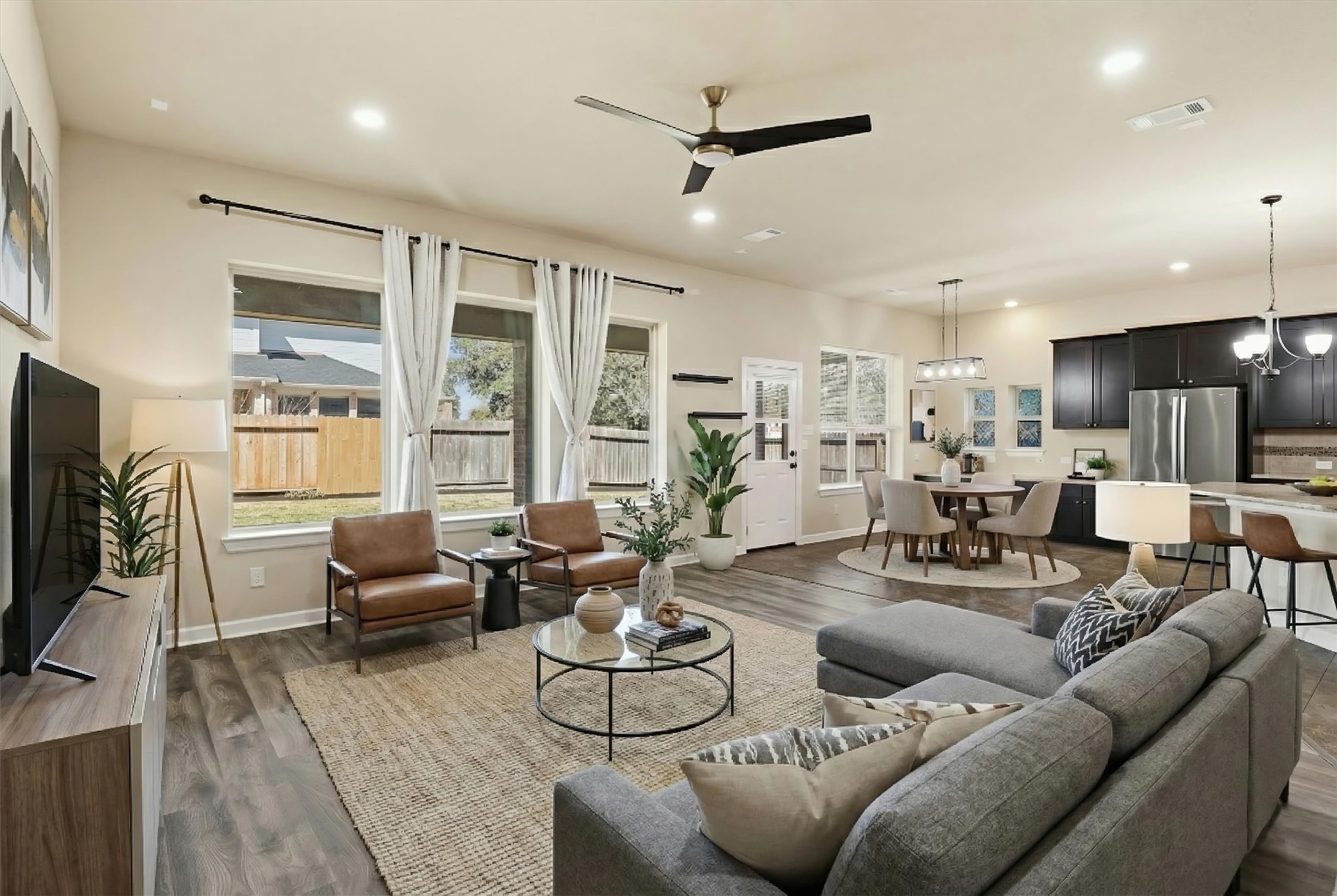 26202 Rustic Ranch Lane Katy, TX 77494 - Photo 9 of 50 Virtually staged downstairs living area.