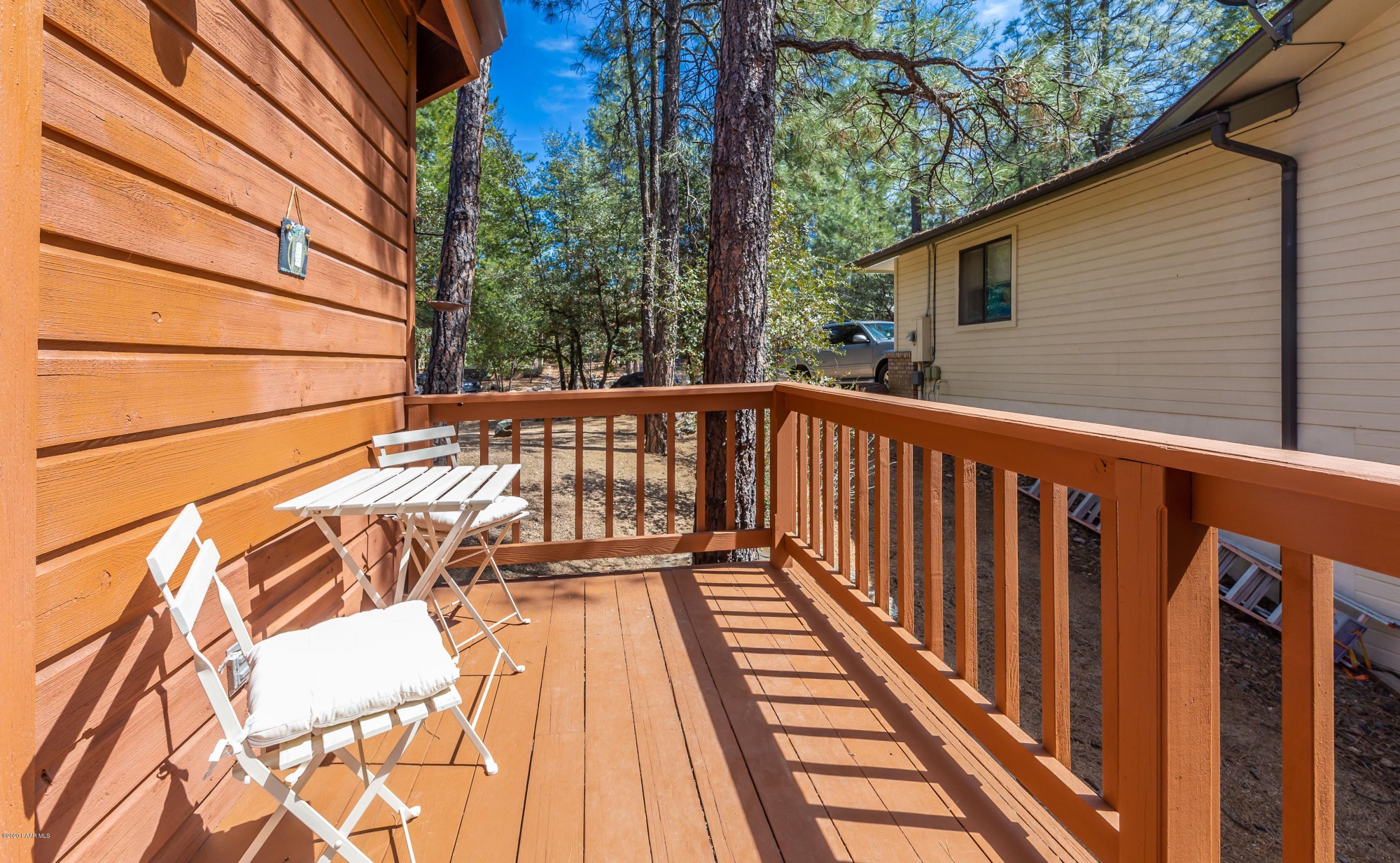 1128 East Timber Ridge Road Prescott, AZ 86303 - Photo 20 of 30 020_Side Deck Off Guest Room 2