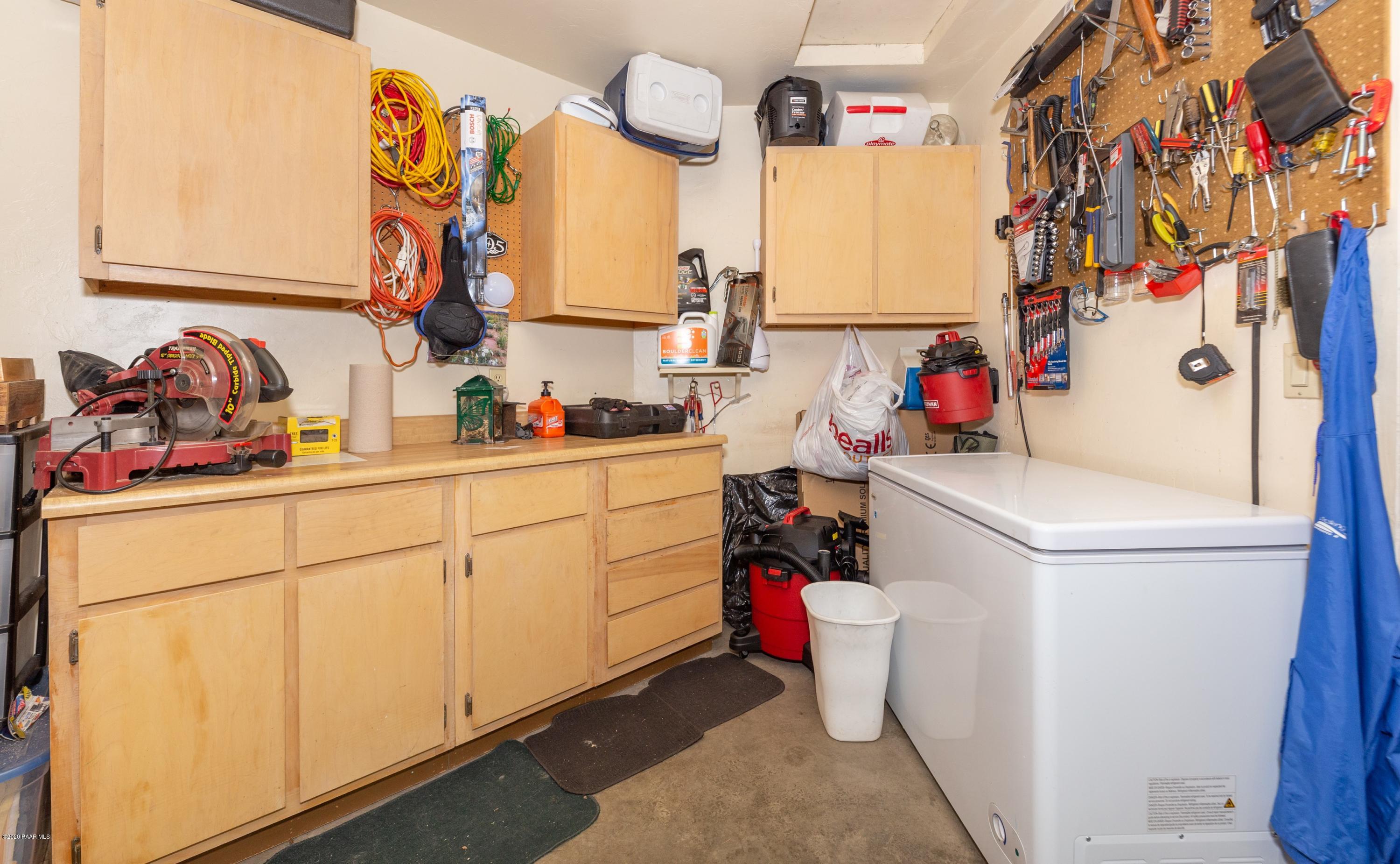 1128 East Timber Ridge Road Prescott, AZ 86303 - Photo 23 of 30 023_Workshop Area In Garage