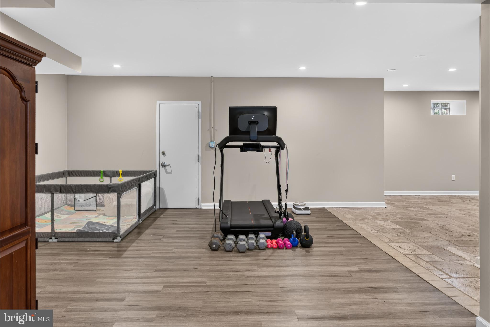 413 Broad Street Perkasie, PA 18944 - Photo 34 of 42 Spacious basement gym for active living.