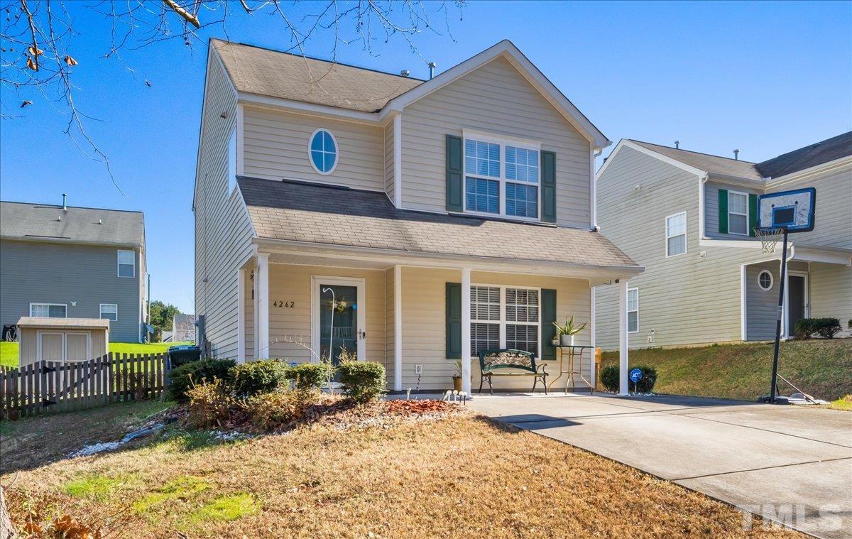 4262 Dalcross Road Raleigh, NC 27610 - Photo 2 of 27 a front view of a house with garden