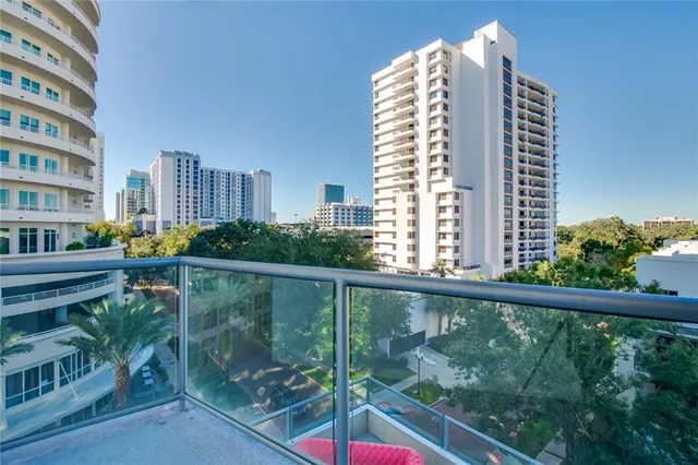 a view of balcony with outdoor space